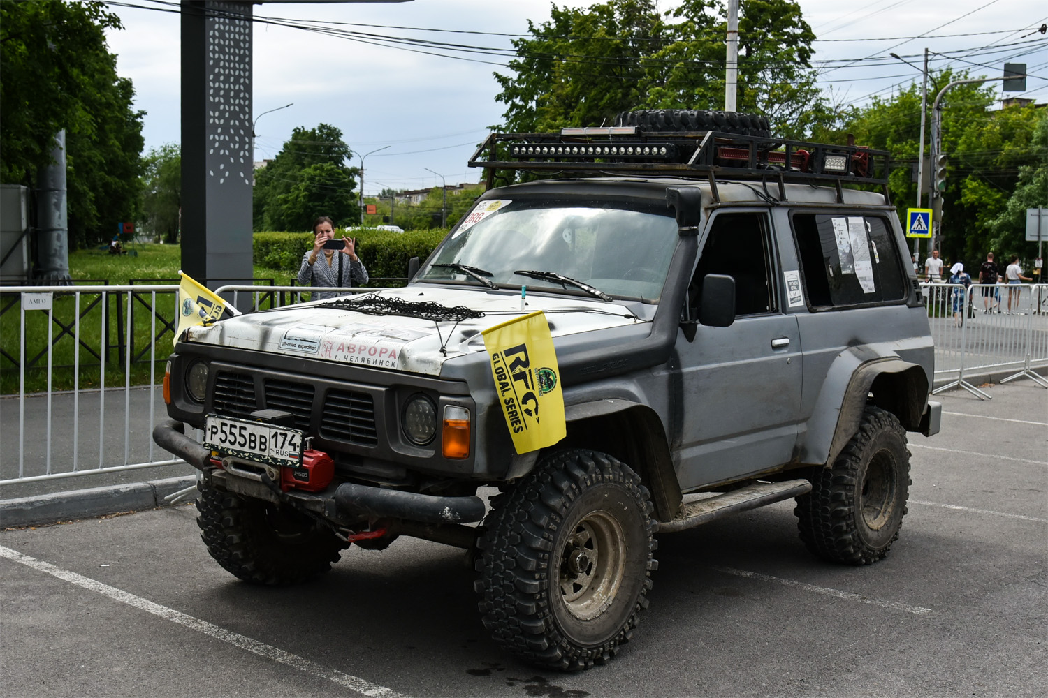 Челябинская область, № Р 555 ВВ 174 — Nissan Patrol (Y60) '87-97
