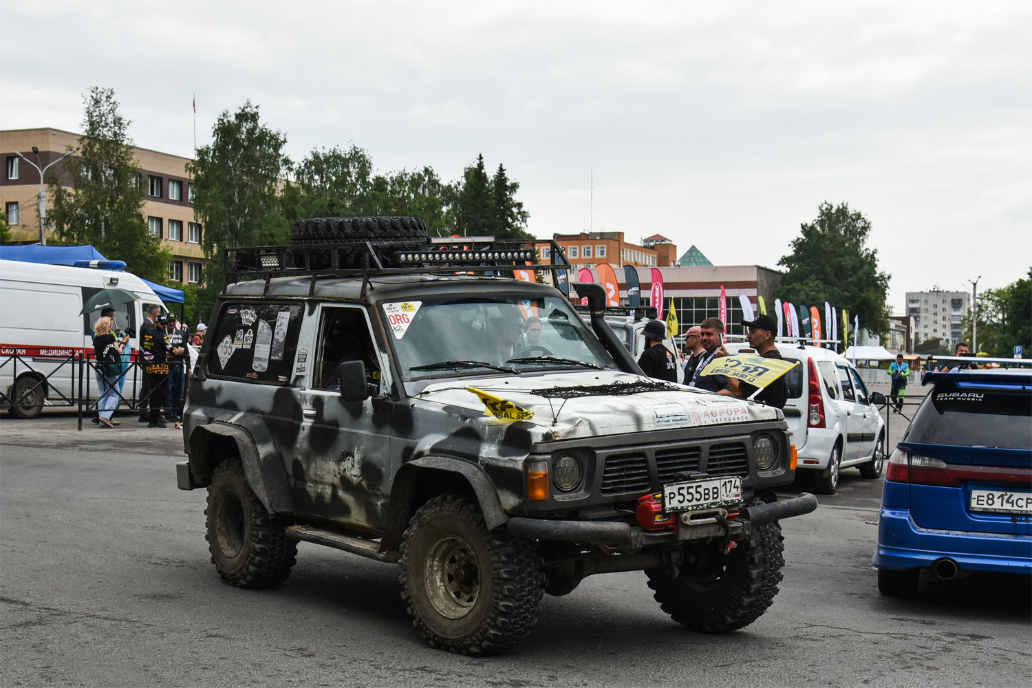 Челябинская область, № Р 555 ВВ 174 — Nissan Patrol (Y60) '87-97
