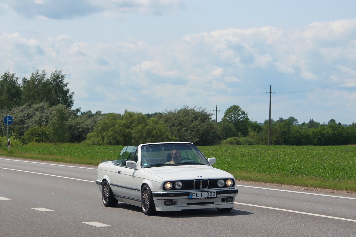 Литва, № FLT 003 — BMW 3 Series Cabrio (E30) '83-93