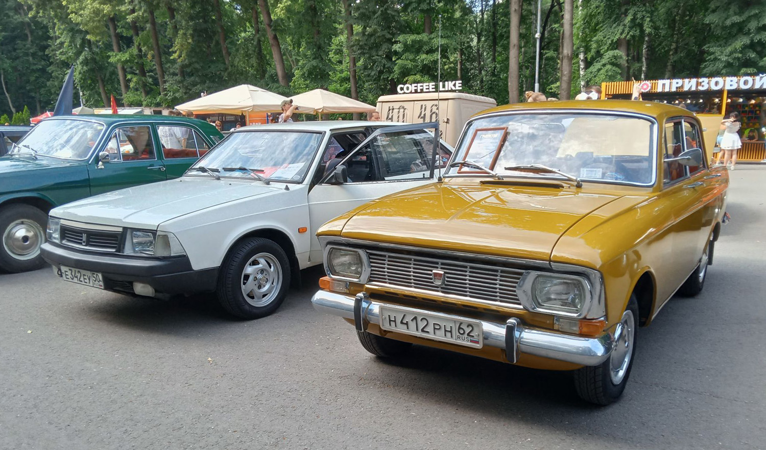 Рязанская область, № Н 412 РН 62 — Москвич-412ИЭ '69-75; Рязанская область — 12-й ретро-фестиваль "Машина Времени", 12 июля 2025 г.
