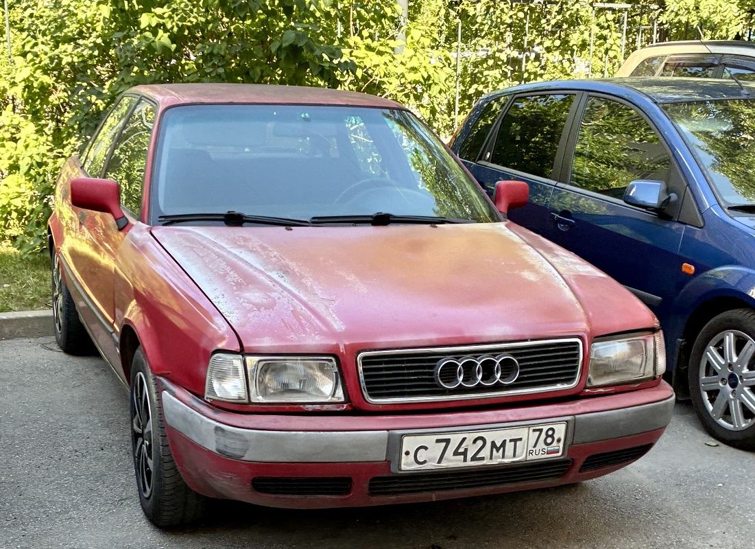 Санкт-Петербург, № С 742 МТ 78 — Audi 80 (B4) '91-96
