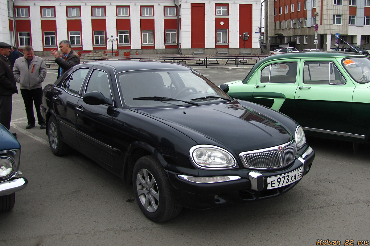 Алтайский край, № Е 973 ХА 22 — ГАЗ-3111 Волга '00-04; Алтайский край — День Победы. Барнаул. 2018 г.