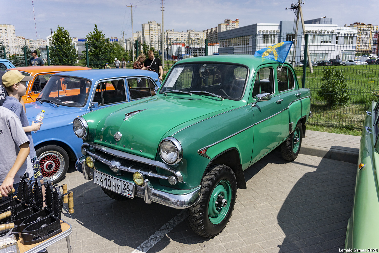 Воронежская область, № У 410 НУ 36 — Москвич-410Н '58-61; Тамбовская область — Фестиваль легендарной техники 2025