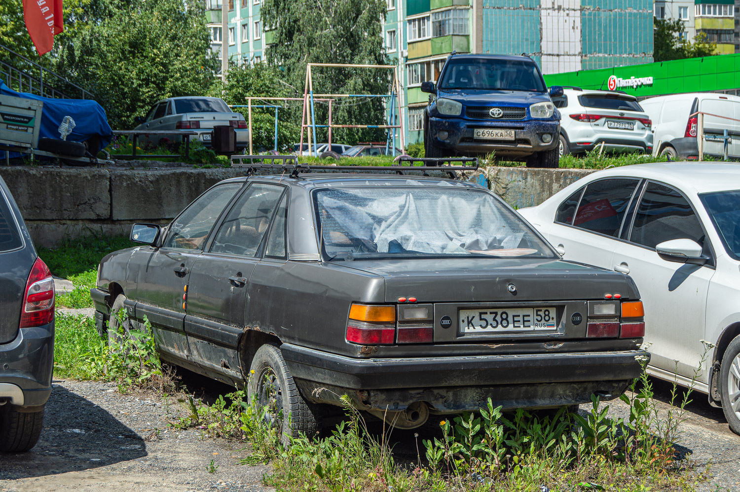 Пензенская область, № К 538 ЕЕ 58 — Audi 100 (C3) '82-91