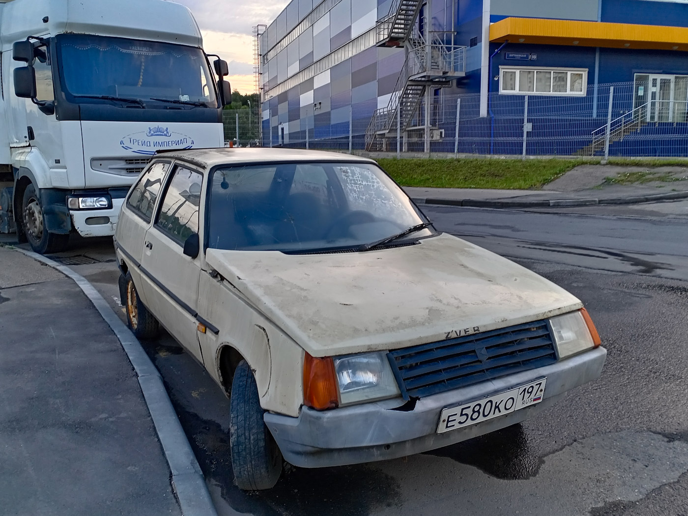 Москва, № Е 580 КО 197 — ЗАЗ-110206 Таврия '90-07