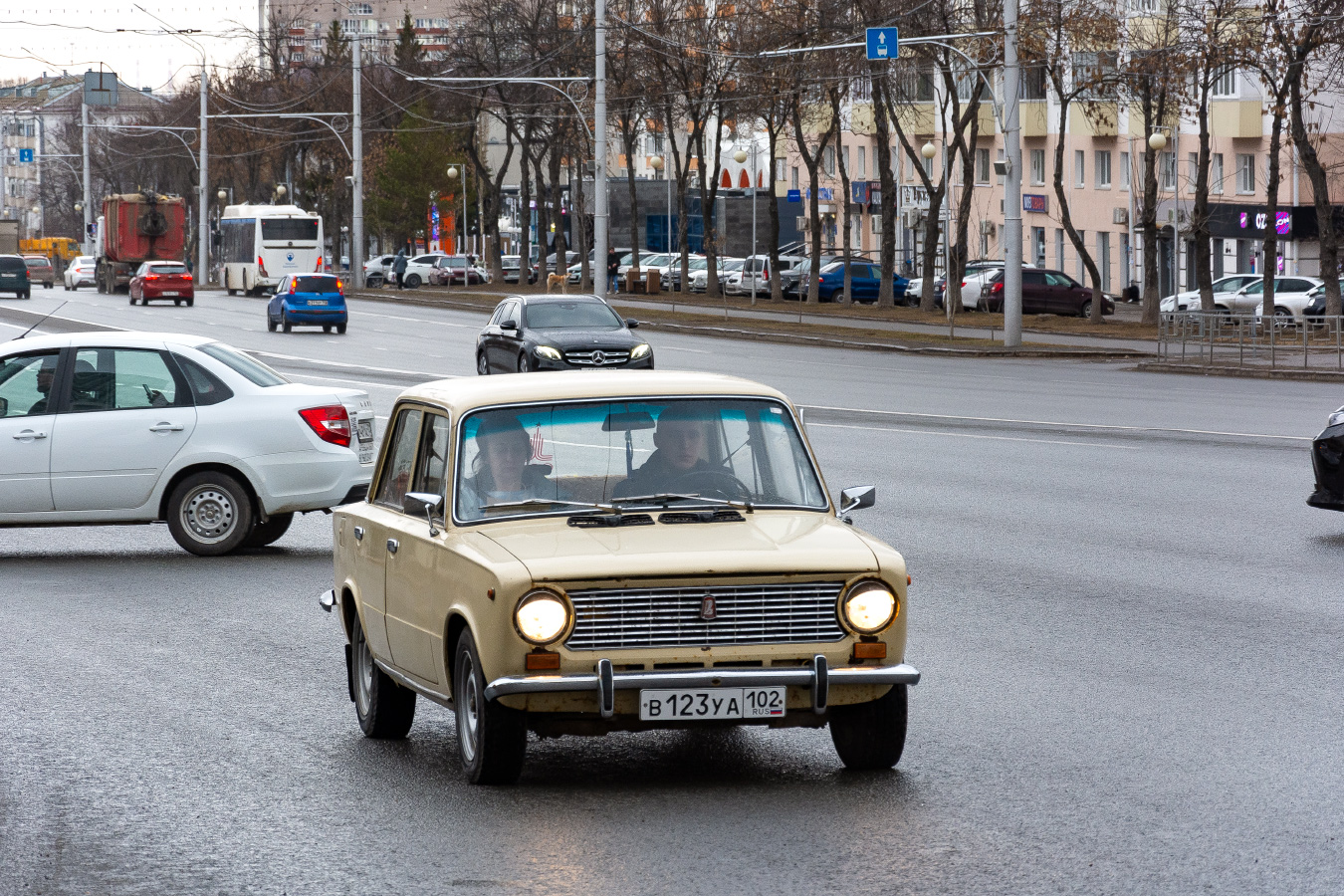Башкортостан, № В 123 УА 102 — ВАЗ-2101 Жигули '70-83