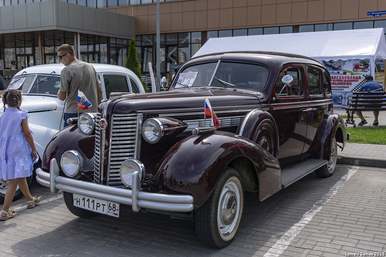 Тамбовская область, № Н 111 РТ 68 — Buick Special '36-49; Тамбовская область — Фестиваль легендарной техники 2025