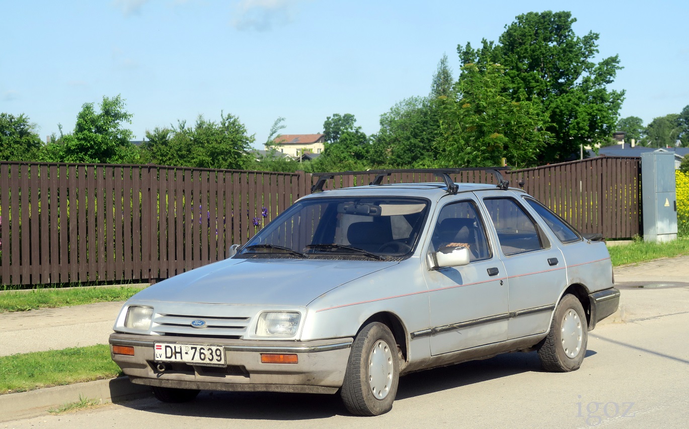 Латвия, № DH-7639 — Ford Sierra MkI '82-87