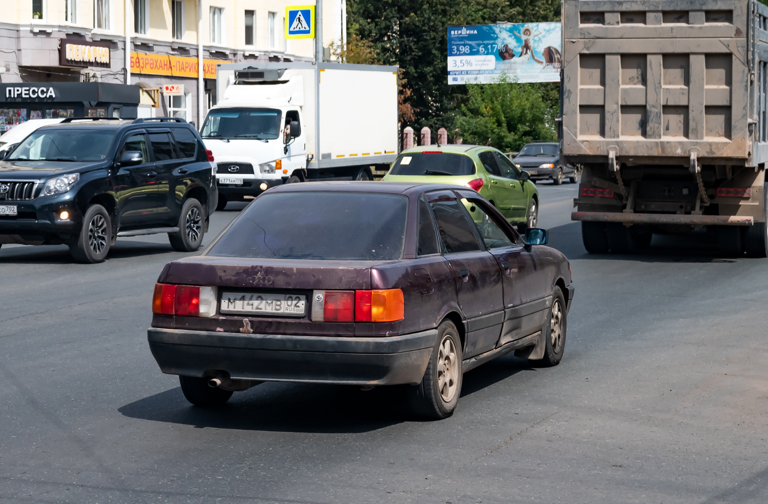 Башкортостан, № М 142 МВ 02 — Audi 80 (B3) '86-91