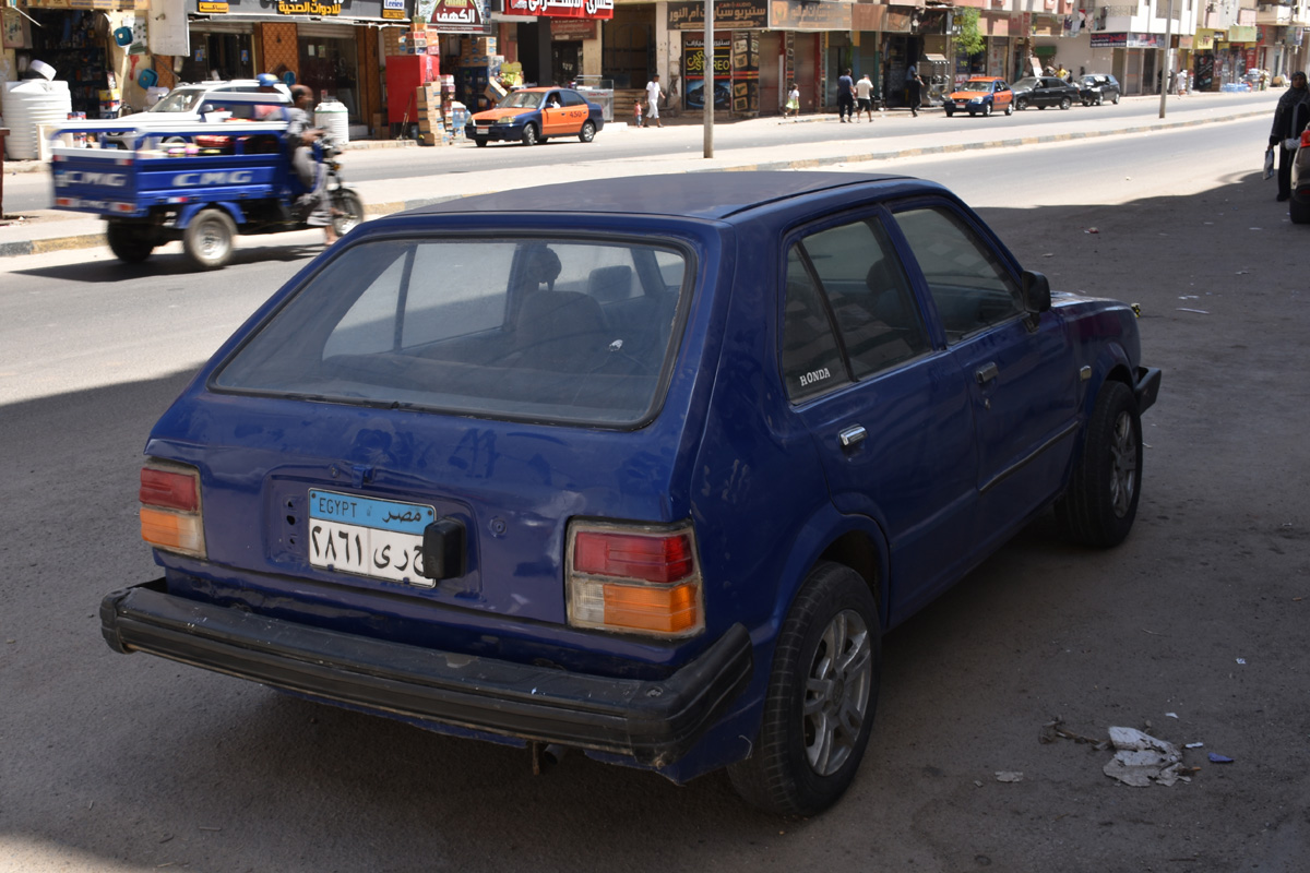 Египет, № 2861 YDG — Honda Civic (2G) '79-83