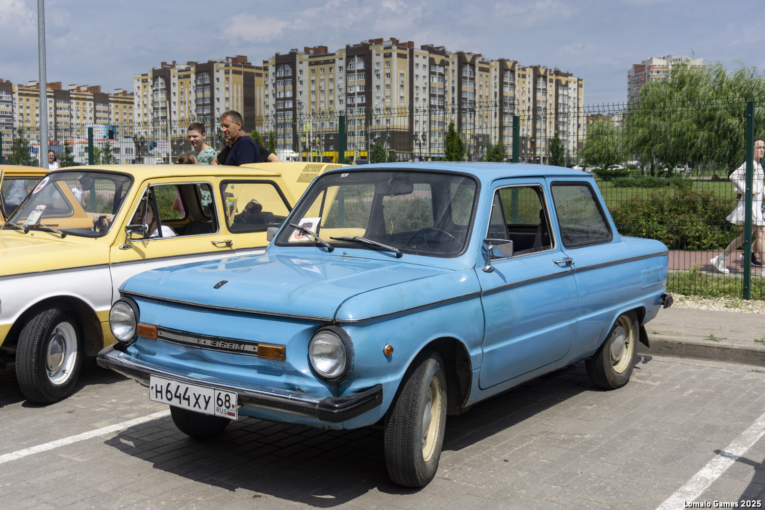 Тамбовская область, № Н 644 ХУ 68 — ЗАЗ-968М-005 Запорожец '79-94; Тамбовская область — Фестиваль легендарной техники 2025