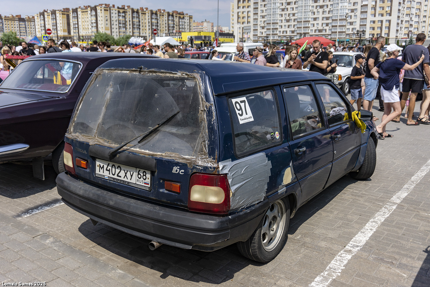 Тамбовская область, № М 402 ХУ 68 — Иж-21261-030 '04-05; Тамбовская область — Фестиваль легендарной техники 2025