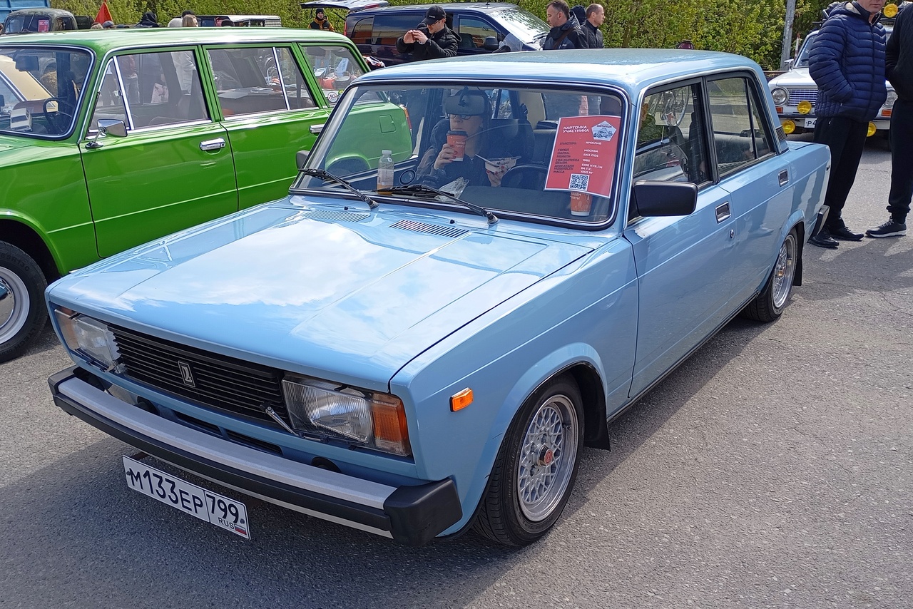 Москва, № М 133 ЕР 799 — ВАЗ-2105 Жигули '80-91; Тверская область — Открытие сезона 2025 Ретро-клуба Калинин
