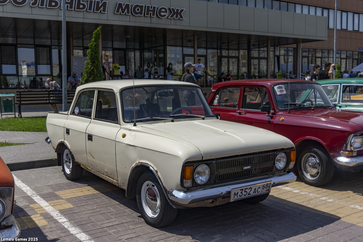 Тамбовская область, № М 352 АС 68 — Москвич-412ИЭ-028 (Иж) '82-01; Тамбовская область — Фестиваль легендарной техники 2025