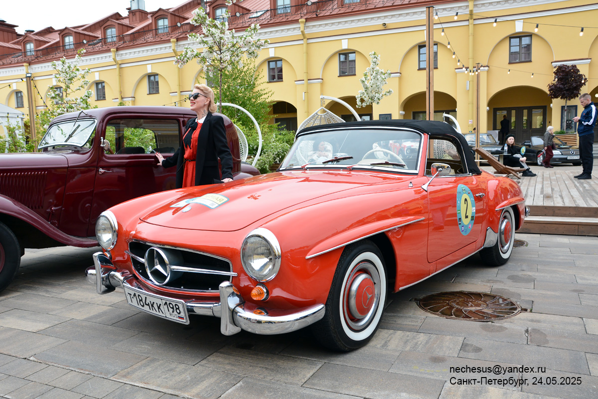 Санкт-Петербург, № Т 184 КК 198 — Mercedes-Benz 190 SL (W121) '55-63; Санкт-Петербург — Международный транспортный фестиваль "ТранспортФест 2025"