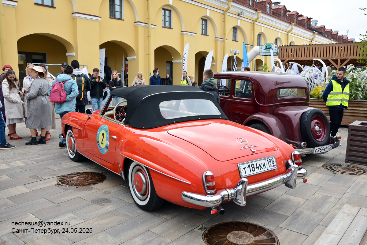 Санкт-Петербург, № Т 184 КК 198 — Mercedes-Benz 190 SL (W121) '55-63; Санкт-Петербург — Международный транспортный фестиваль "ТранспортФест 2025"