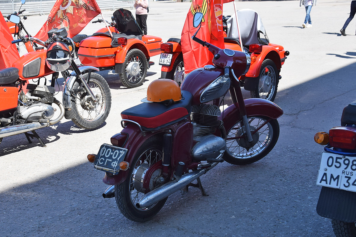 Волгоградская область, № 00-07 СГФ — Jawa 350 typ 360 '64-74; Волгоградская область — День Победы 9 мая 2025
