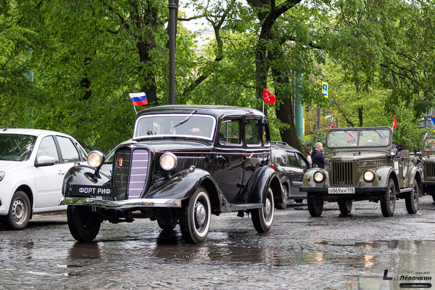Санкт-Петербург, № (78) Б/Н 0204 — ГАЗ-М-1 '36-43; Санкт-Петербург, № О 069 АН 178 — ГАЗ-69А '53-73; Санкт-Петербург — Международный транспортный фестиваль "ТранспортФест 2025"