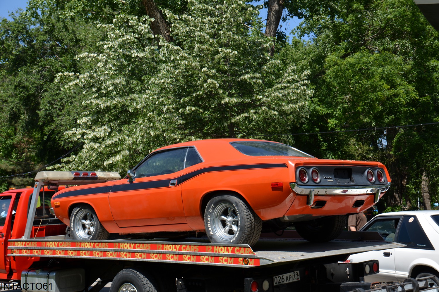 Ростовская область, № (61) Б/Н 0158 — Plymouth Barracuda (3G) '70-74; Ростовская область — Retro Motor Show_2025_Май