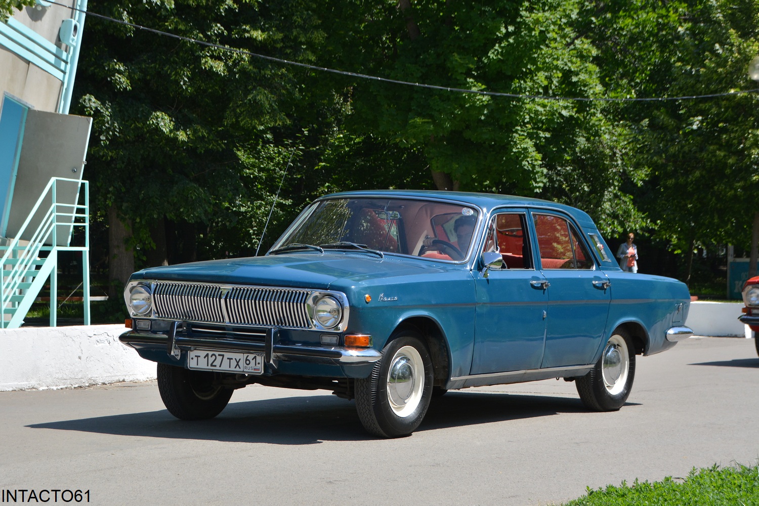 Ростовская область, № Т 127 ТХ 61 — ГАЗ-24 Волга '68-86; Ростовская область — Retro Motor Show_2025_Май