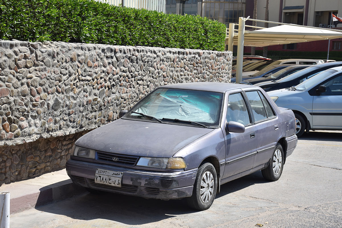 Египет, № 7688 EDT — Hyundai Pony (X2) '89-94