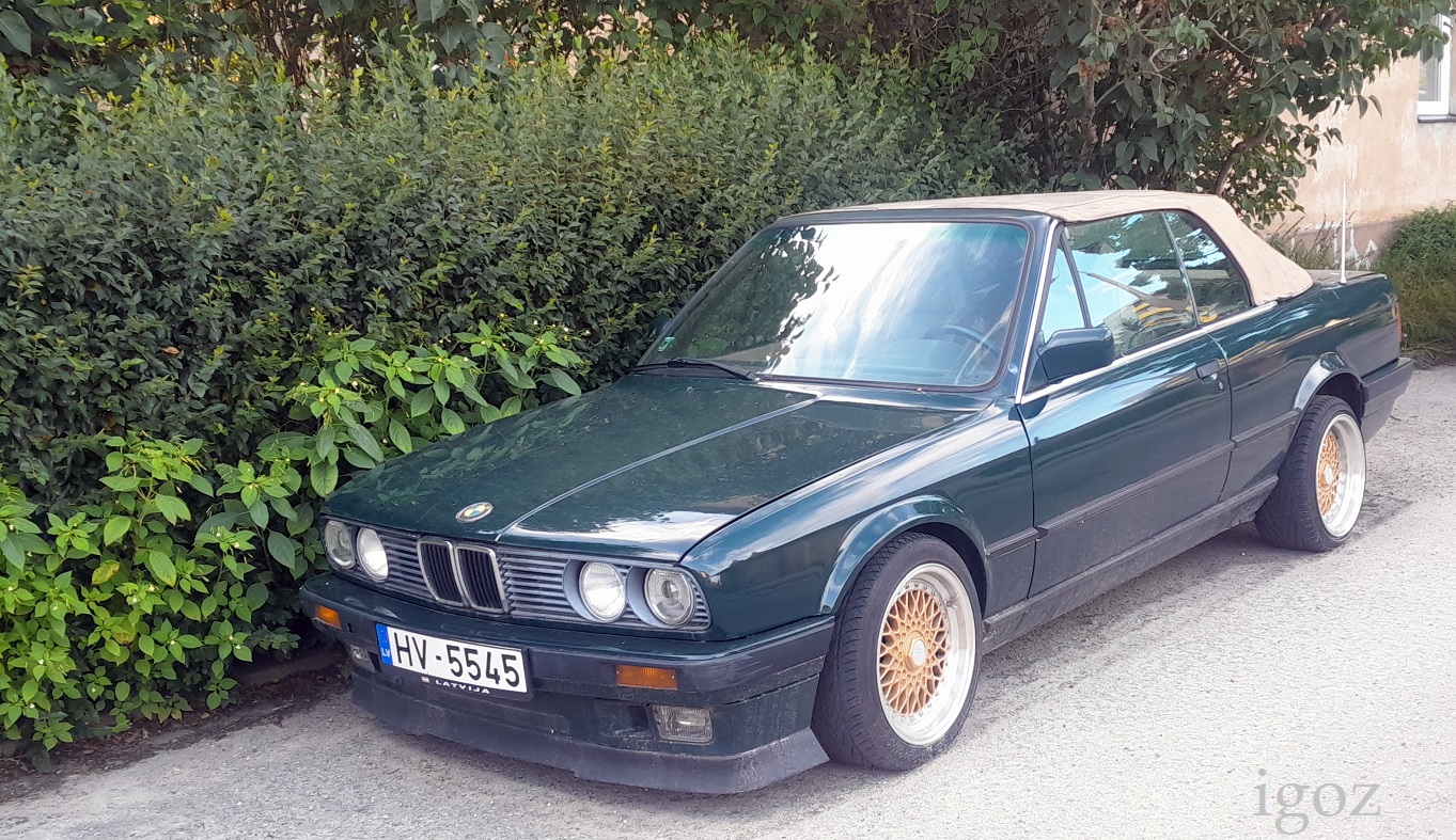 Латвия, № HV-5545 — BMW 3 Series Cabrio (E30) '83-93