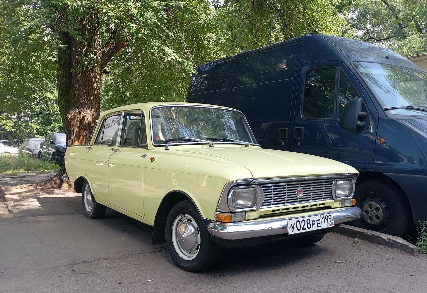 Москва, № У 028 РЕ 199 — Москвич-412ИЭ '69-75