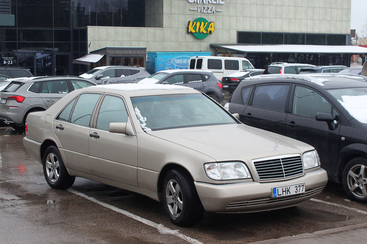 Литва, № LHK 377 — Mercedes-Benz (W140) '91-98