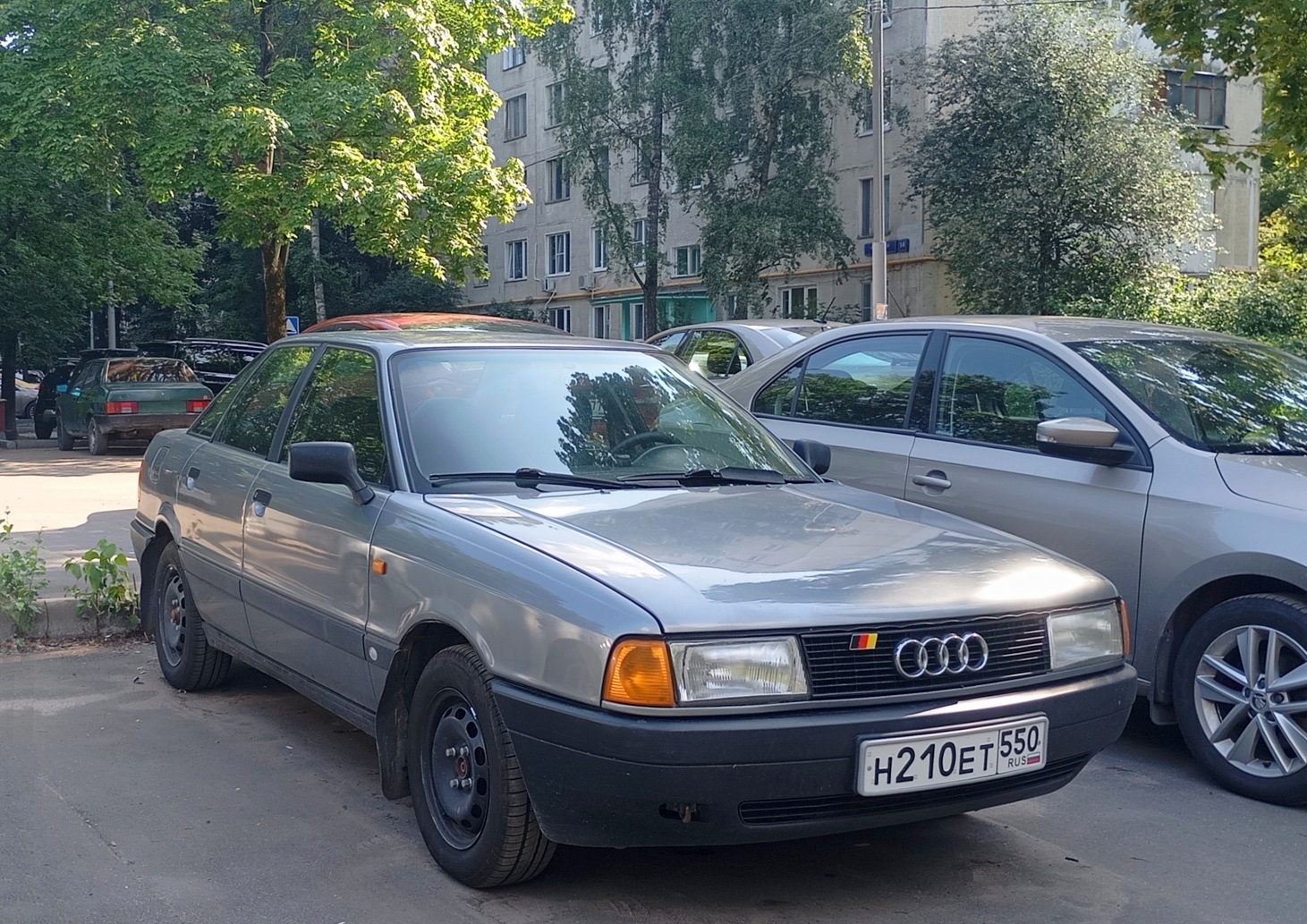 Московская область, № Н 210 ЕТ 550 — Audi 80 (B3) '86-91