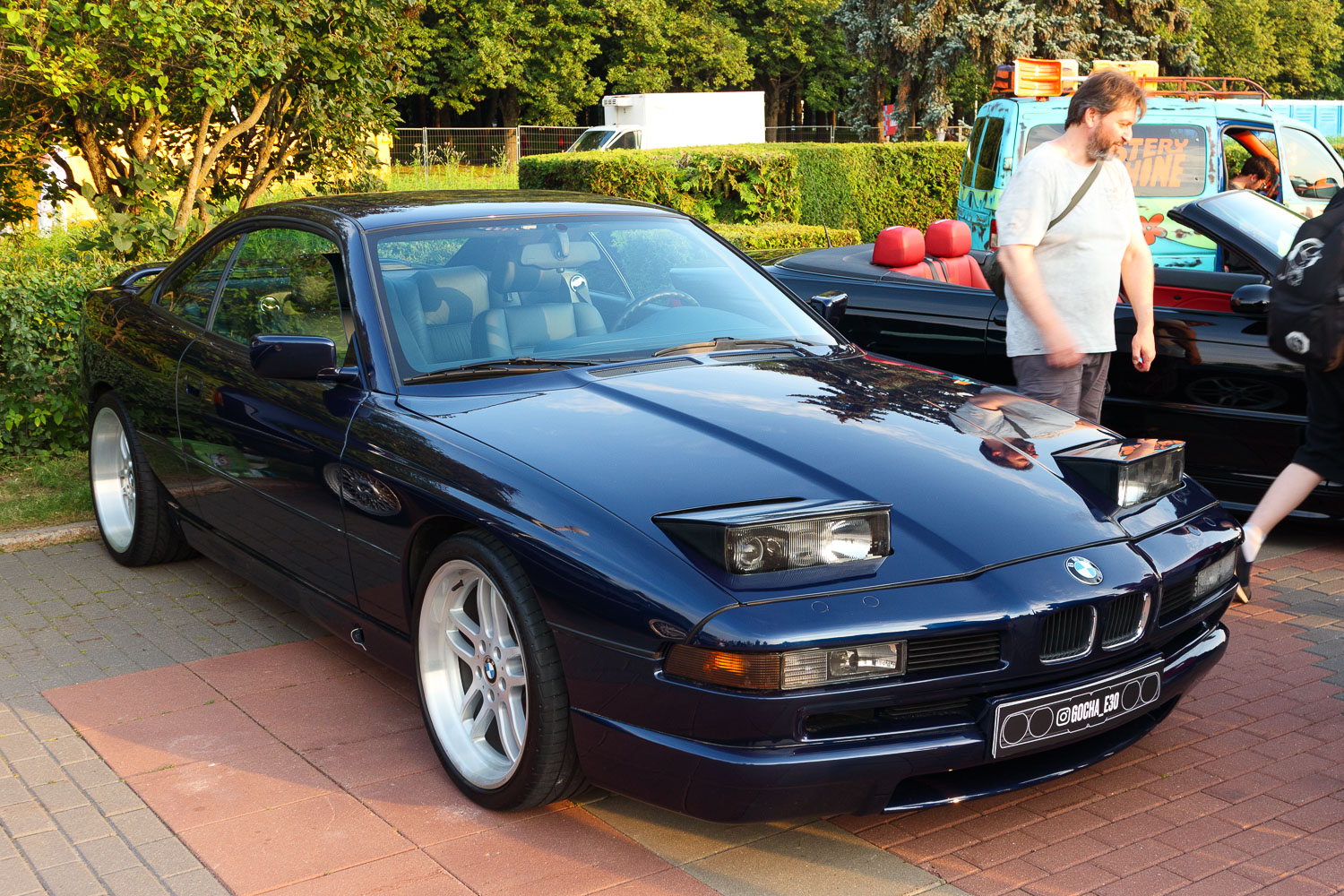 Москва, № (77) Б/Н 0746 — BMW 8 Series (E31) '89-99; Москва — Фестиваль "Ретрорейс" 2025