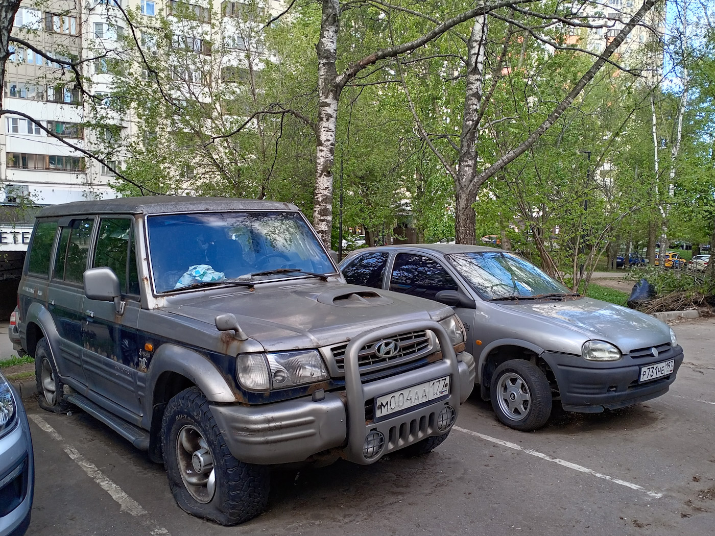 Москва, № М 004 АА 177 — Hyundai Galloper '91-97