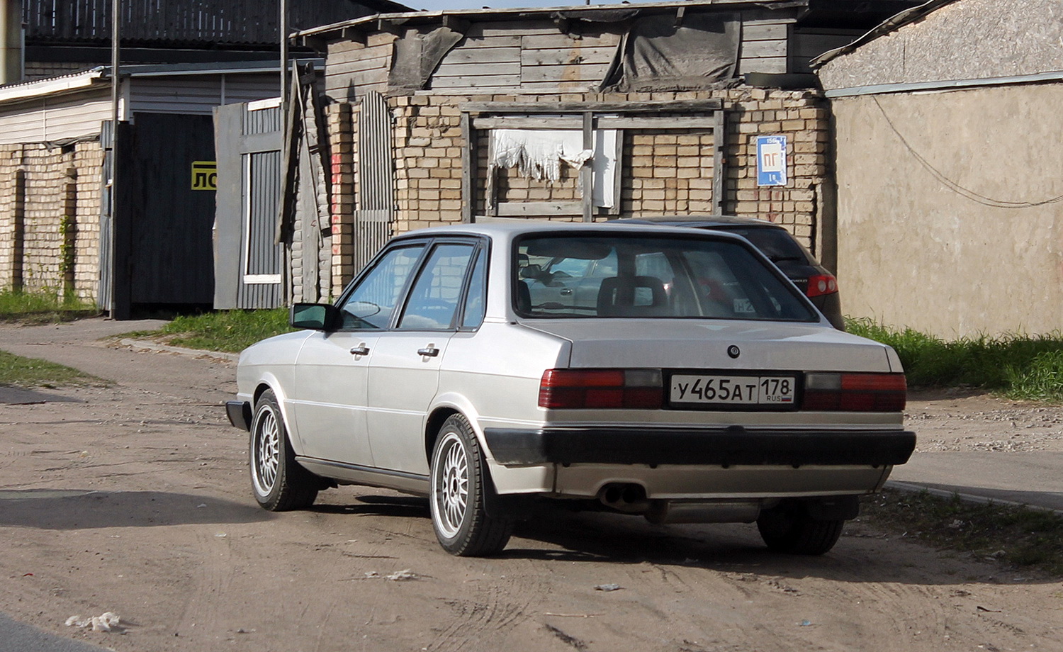 Псковская область, № У 465 АТ 178 — Audi 80 (B2) '78-86