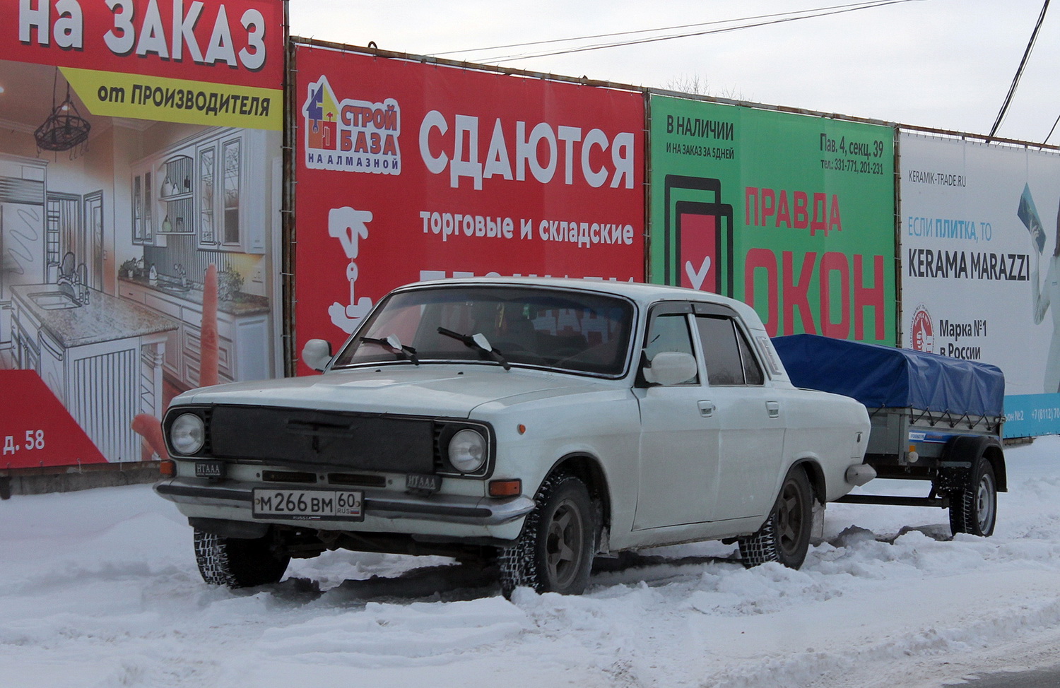 Псковская область, № М 266 ВМ 60 — ГАЗ-24-10 Волга '85-92