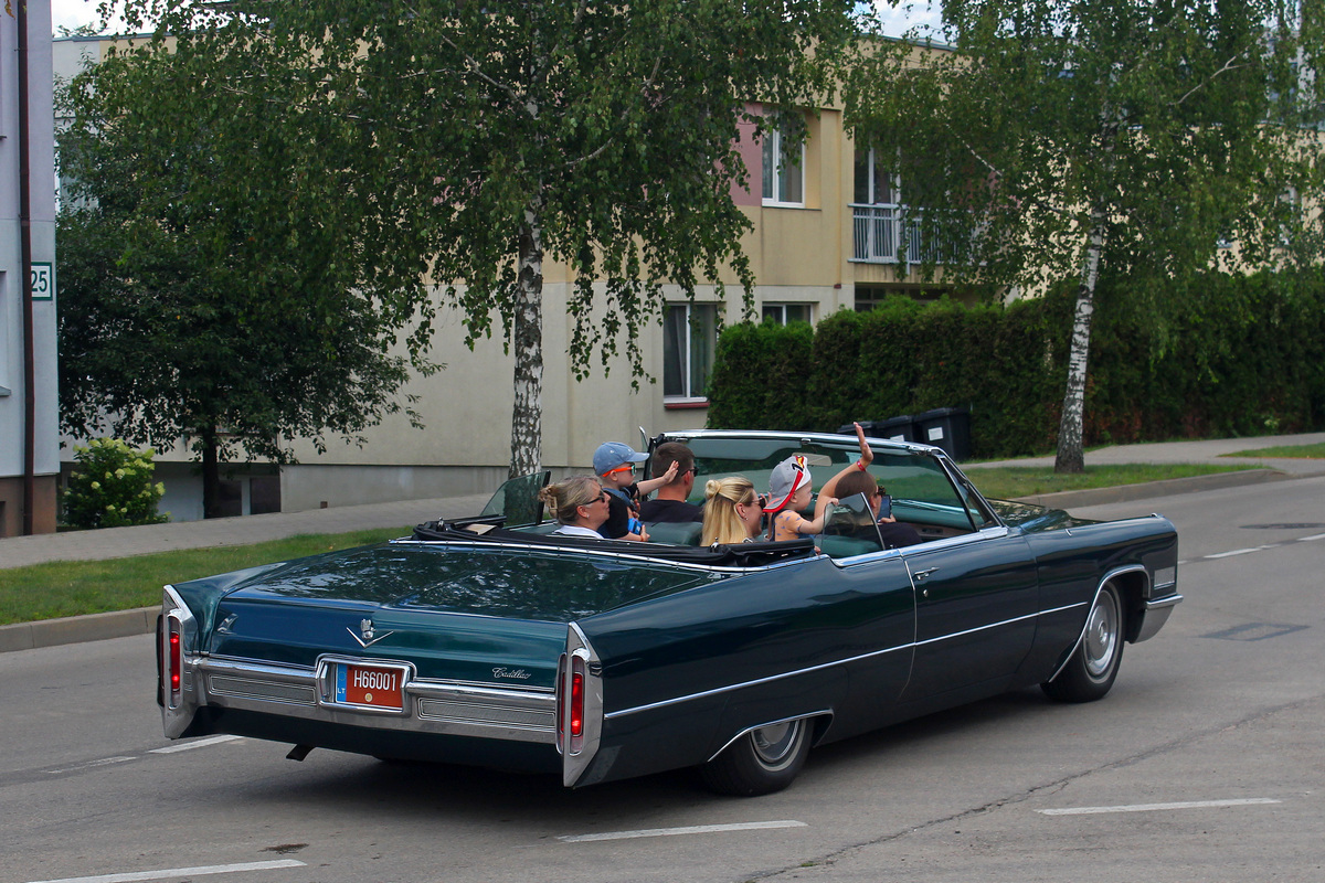 Литва, № H66001 — Cadillac DeVille (3G) '65-70; Литва — American Spirit 2025