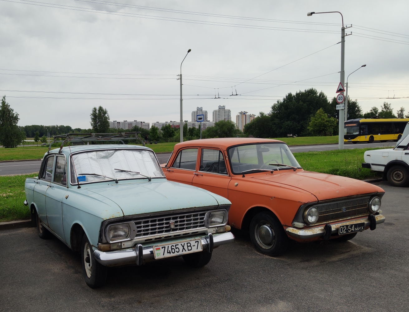 Минск, № 7465 ХВ-7 — Москвич-408/412 (общая модель) '64-75