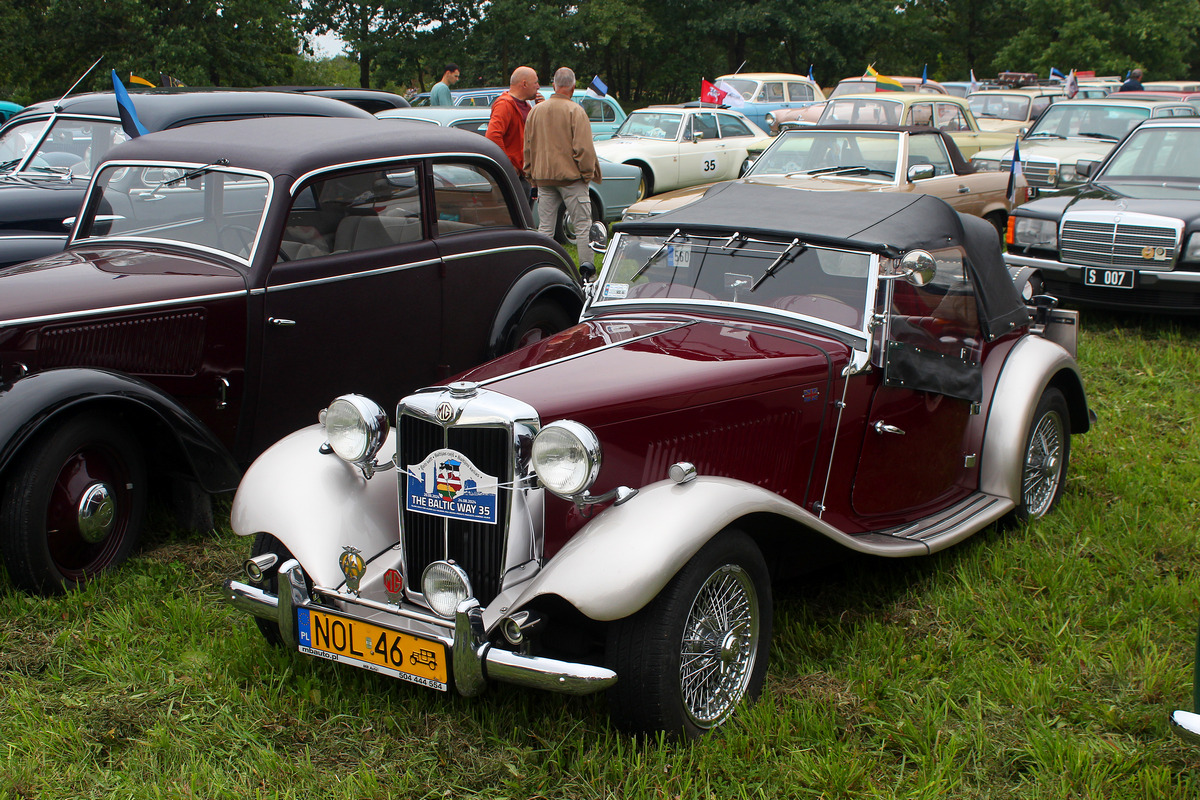 Польша, № NOL 46 — MG T-type '36-55; Литва — Baltijos kelias 35