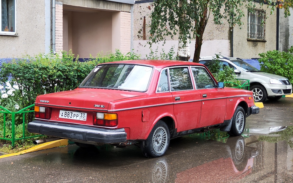 Владимирская область, № А 883 РР 33 — Volvo 244 GL '78-79