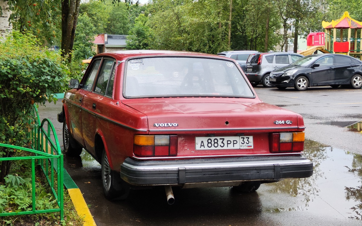 Владимирская область, № А 883 РР 33 — Volvo 244 GL '78-79
