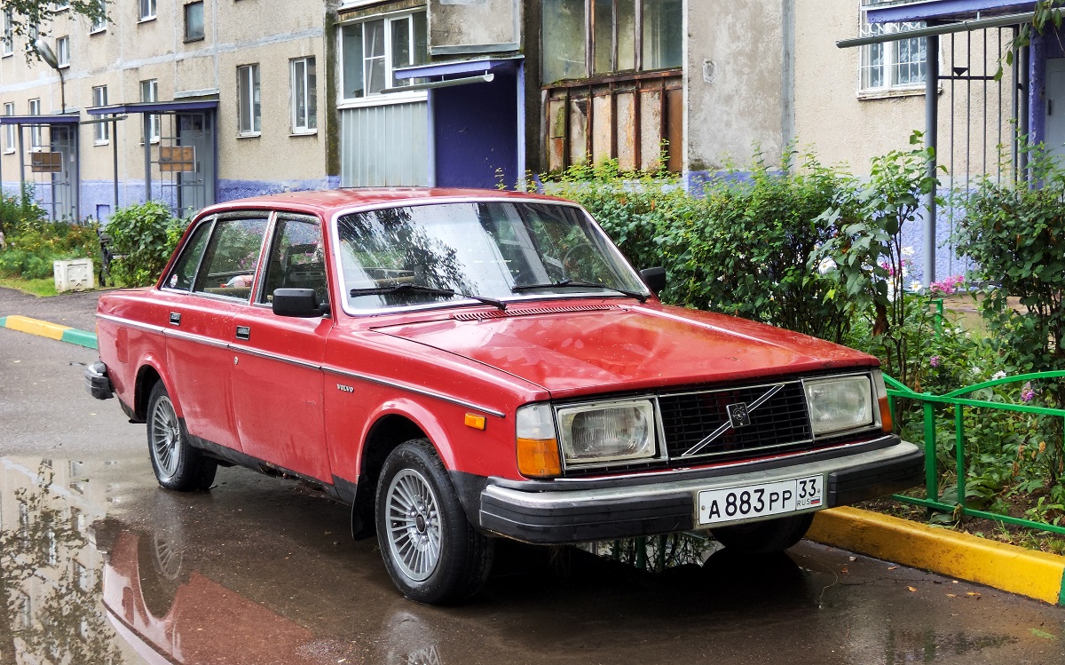 Владимирская область, № А 883 РР 33 — Volvo 244 GL '78-79