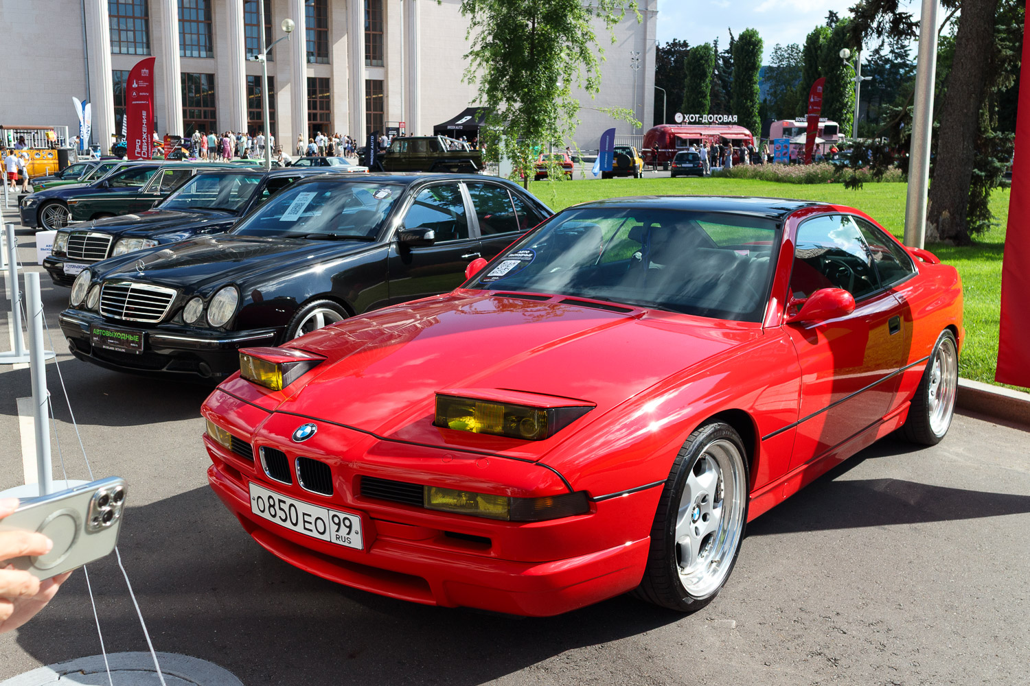 Москва, № О 850 ЕО 99 — BMW 8 Series (E31) '89-99; Москва — Фестиваль "ПроДвижение" 2025