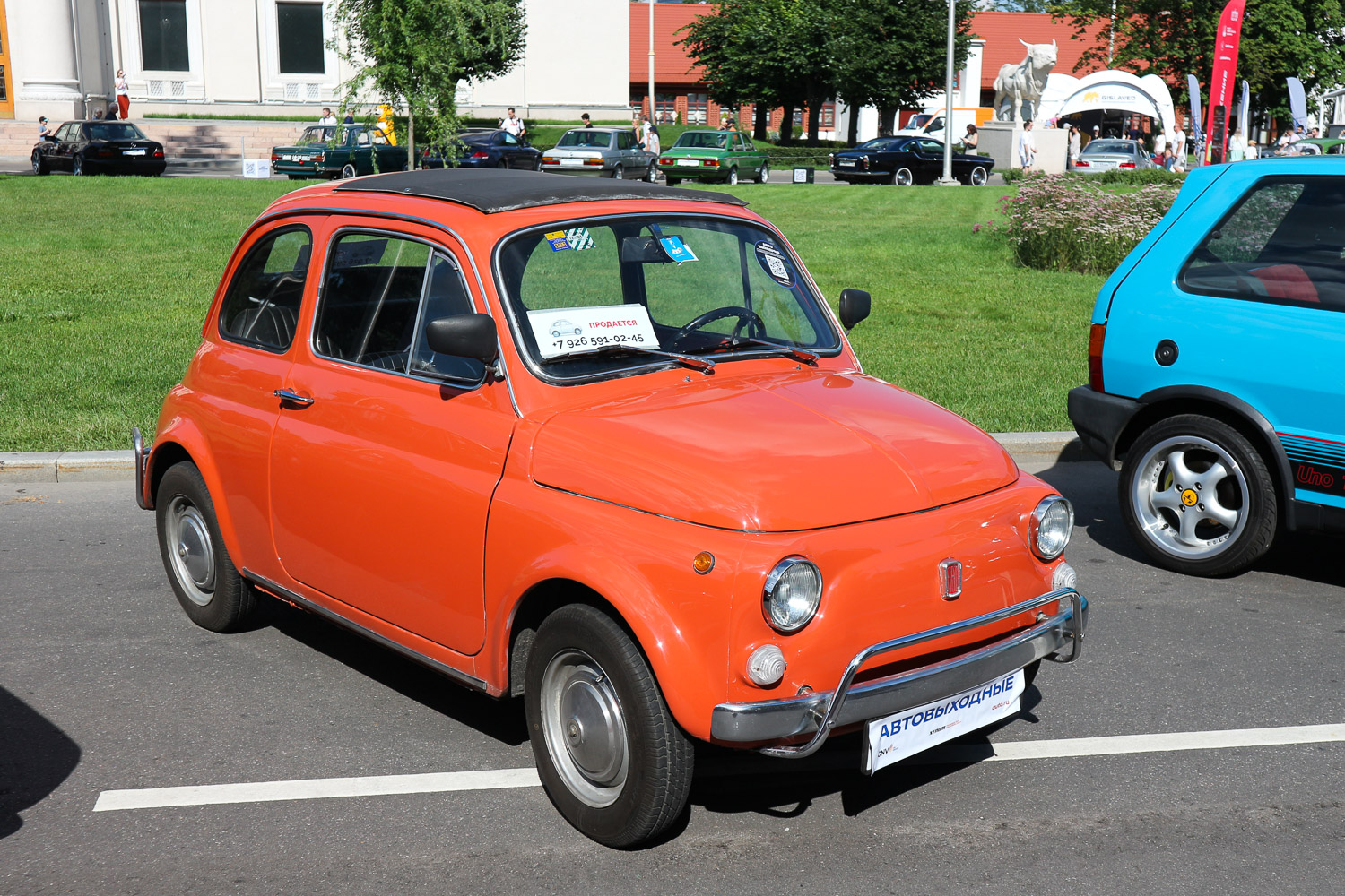Москва, № Н 528 УВ 797 — FIAT Nuova 500 '57-75; Москва — Фестиваль "ПроДвижение" 2025