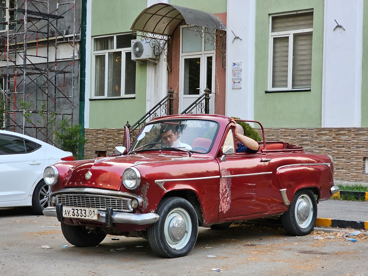Таджикистан, № АУ 3333 01 — Москвич-402/407/403 (общая модель)
