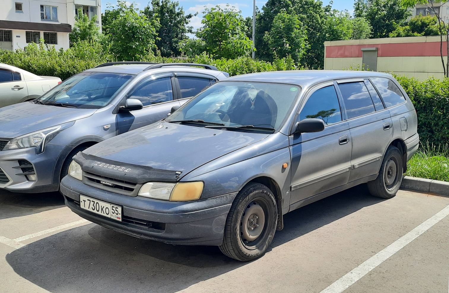 Омская область, № Т 730 КО 55 — Toyota Caldina (T190) '92-02