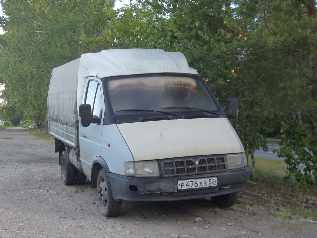 Нижегородская область, № Р 476 АВ 52 — ГАЗ-33021 ГАЗель '94-03