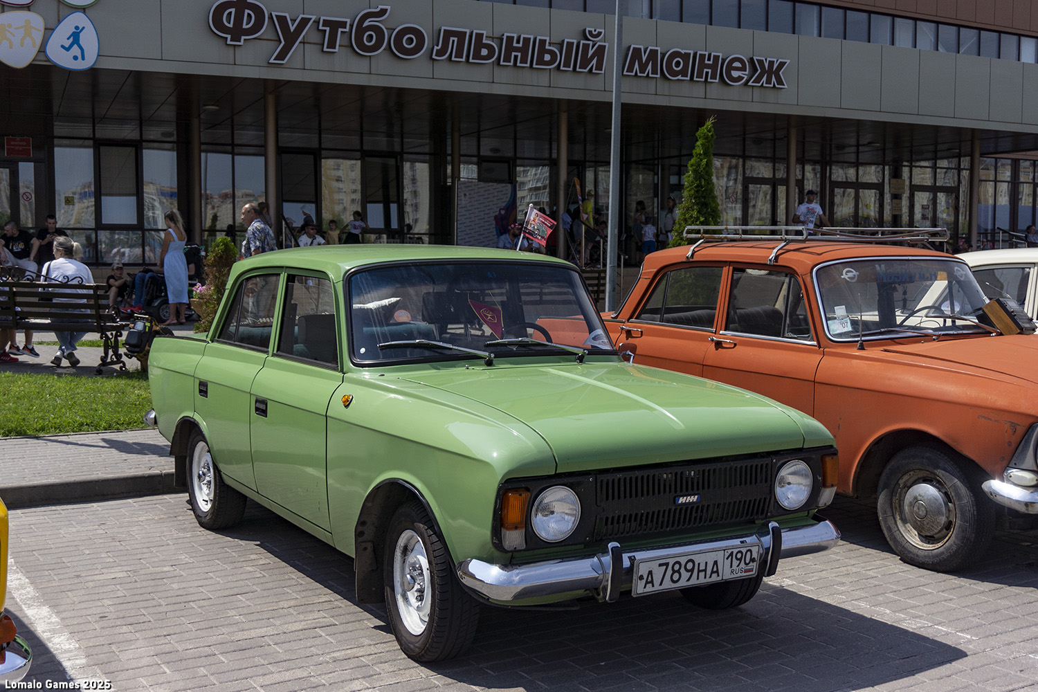 Московская область, № А 789 НА 190 — Москвич-412ИЭ-028 (Иж) '82-01; Тамбовская область — Фестиваль легендарной техники 2025