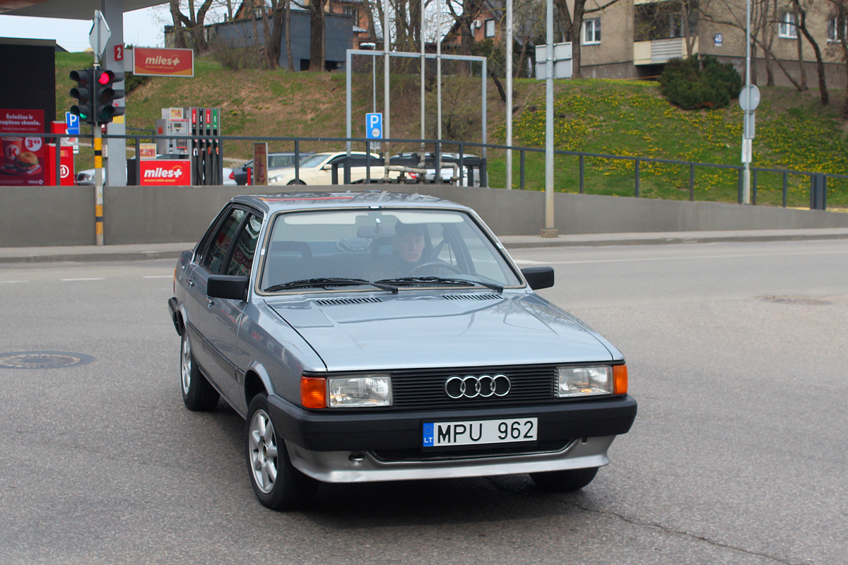 Литва, № MPU 962 — Audi 80 (B2) '78-86