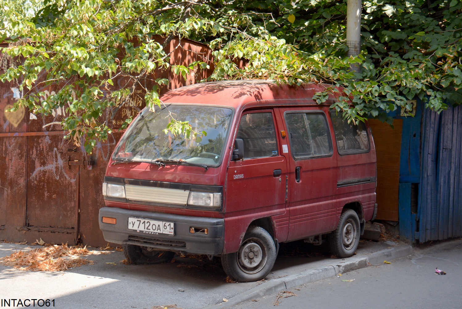 Ростовская область, № У 712 ОА 61 — Daewoo Damas '91-05