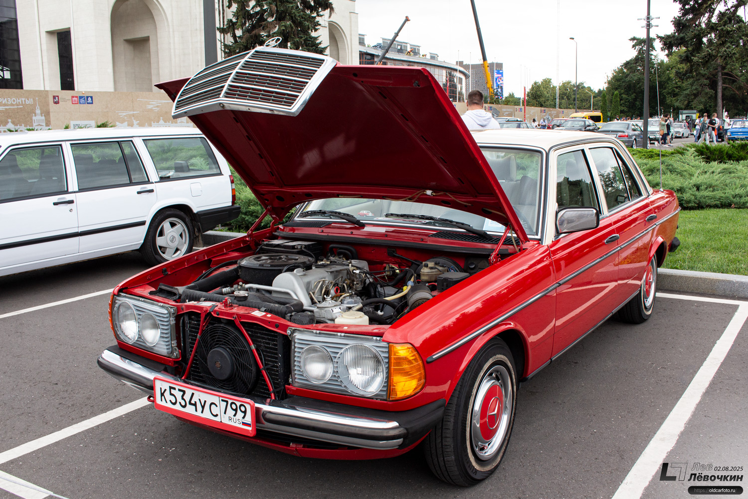Москва, № К 534 УС 799 — Mercedes-Benz (W123) '76-86; Москва — Фестиваль "ПроДвижение" 2025
