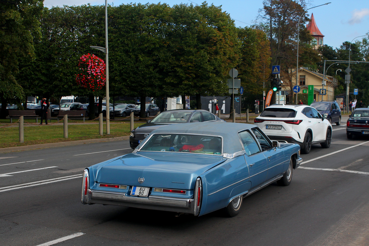 Латвия, № AU-80 — Cadillac DeVille (4G) '71-76; Латвия — Retro Jūrmala 25