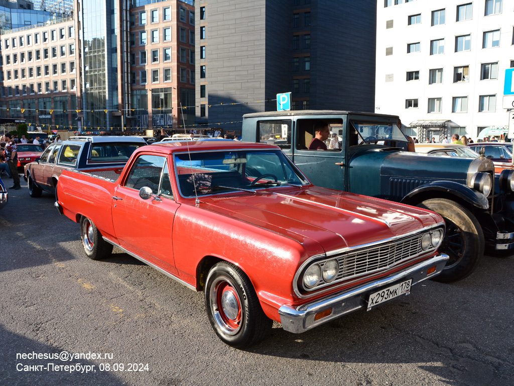 Санкт-Петербург, № Х 293 МК 178 — Chevrolet El Camino (2G) '64-67; Санкт-Петербург — Ежегодная выставка классических и кастомных автомобилей и мотоциклов "Original Meet"